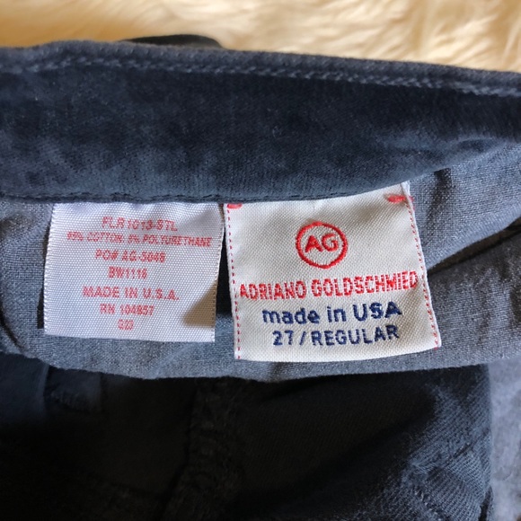 AG Adriano Goldschmied The Angel Low Rise Velveteen Bootcut Jeans 27 - Picture 2 of 7